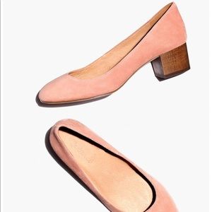 Madewell Ella Blush Pumps/Block Heels